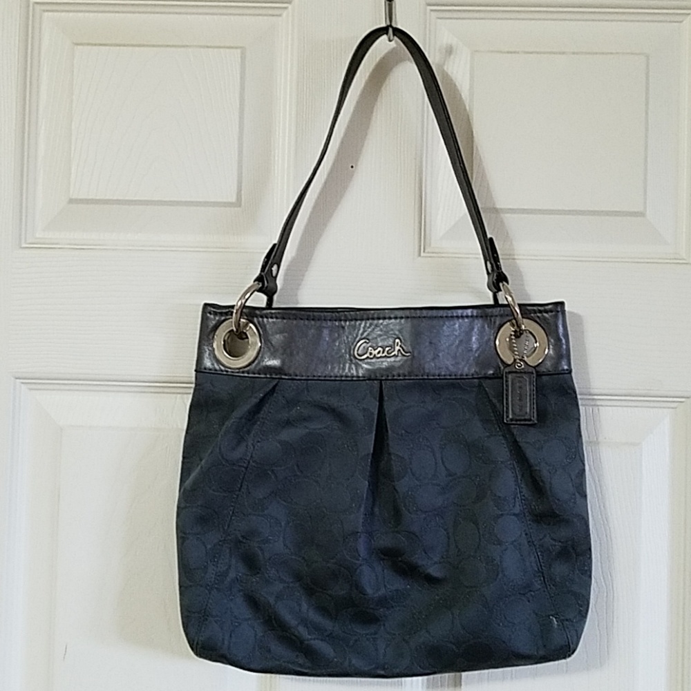 Coach Ashley Signature Sateen Purse